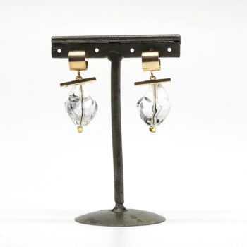 Glass Stone Earrings