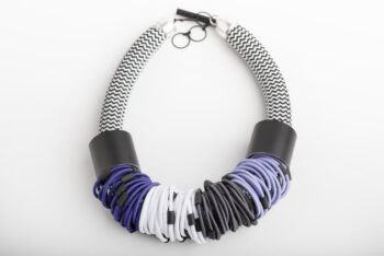 Multiloop Necklace Brampti Purple
