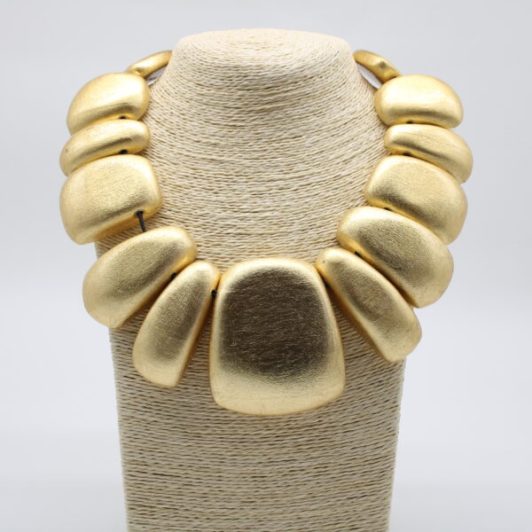 Wood Sculpture Necklace